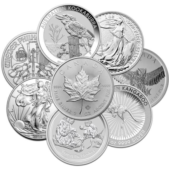 1 Troy Ounce Silver Round (Various Styles)