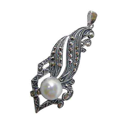 Silver Pearl Pendant