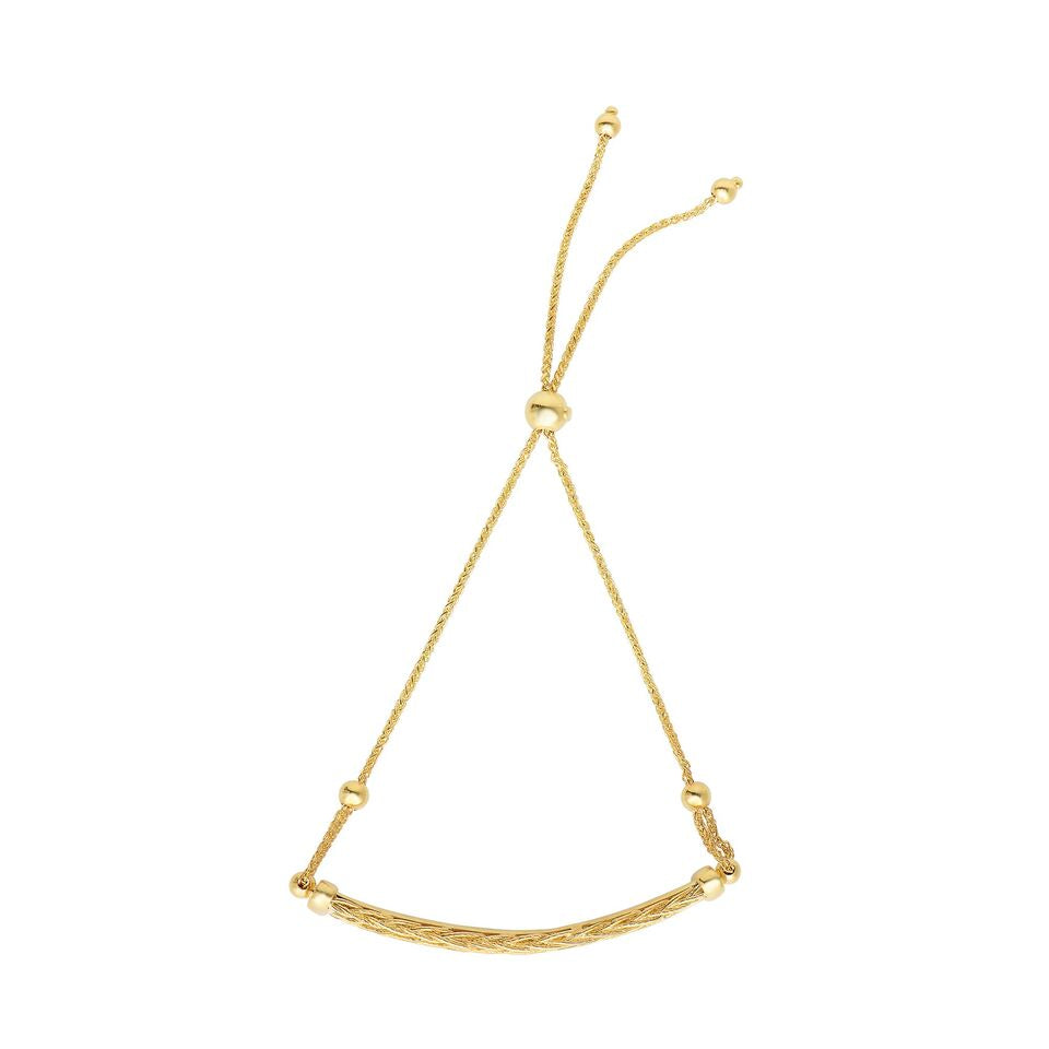 14K Gold Drawstring Bracelet
