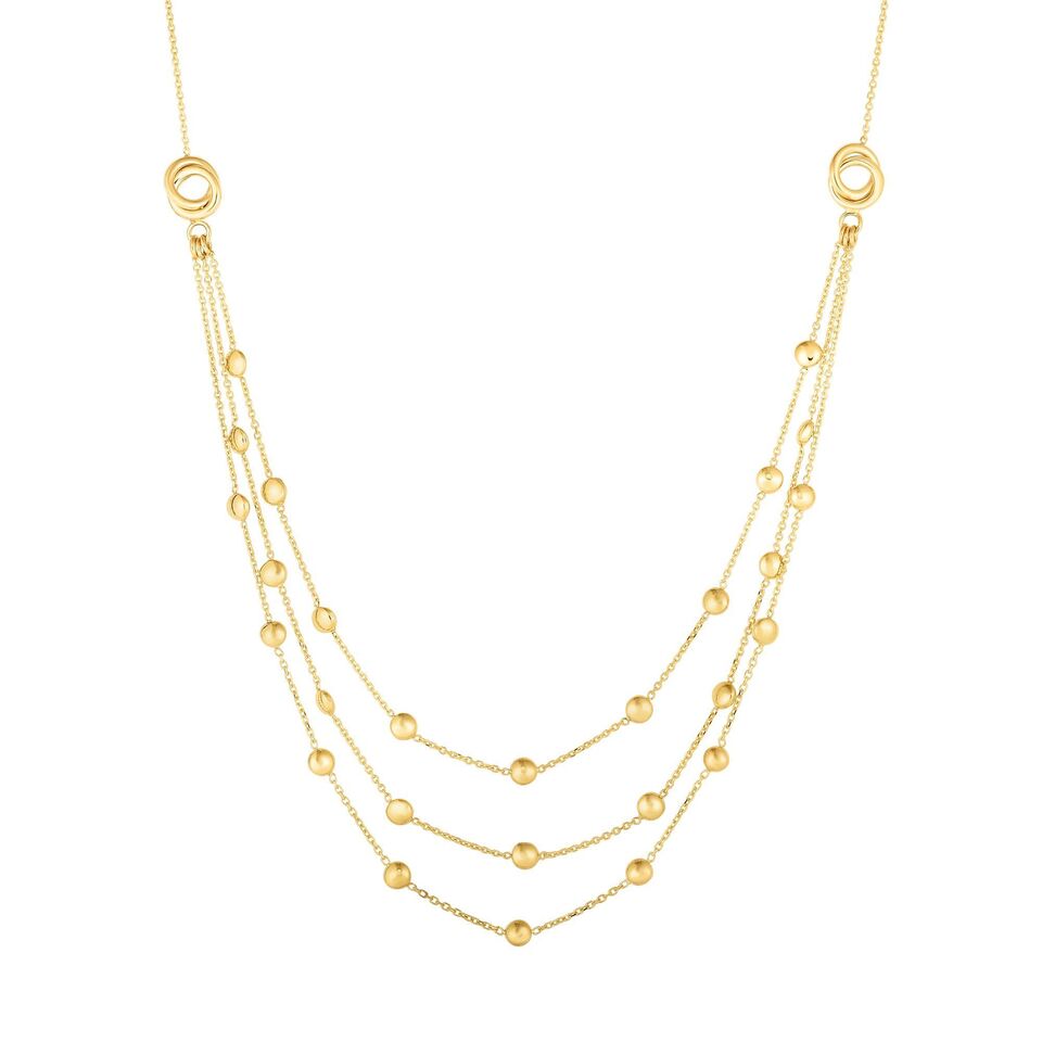 14K Gold Infinite Love Knot Necklace