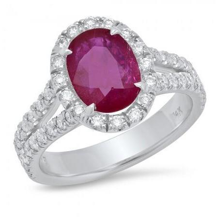 JULY BIRTHSTONE RUBY SILVERANDGOLD