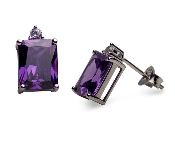 FEBRUARY BIRTHSTONE AMETHYST SILVERANDGOLD