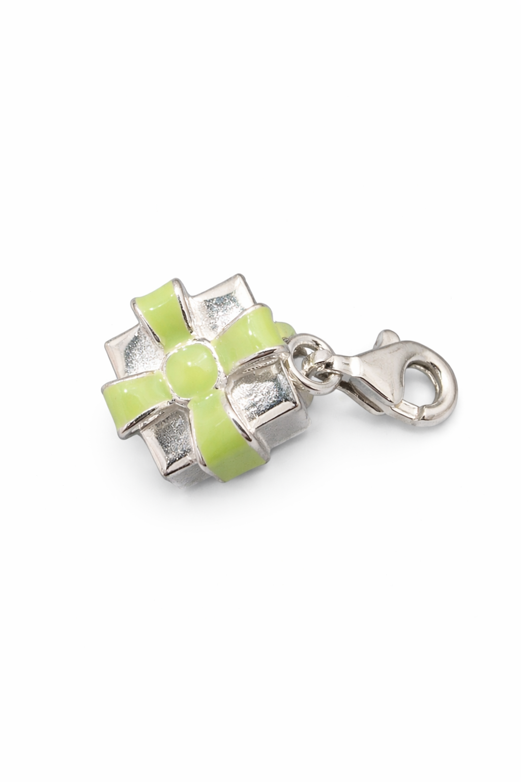 1 Inch Drop Charm with Clasp in Sterling Silver – Secure Clip-On Jewelry Charm