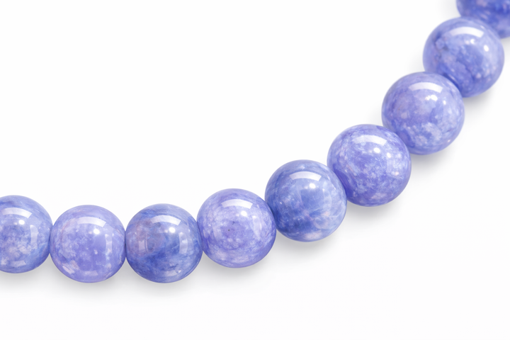 Tanzanite Stretch Necklace – Natural Gemstone Beads
