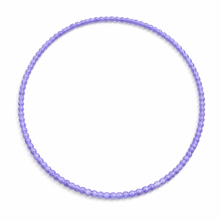 Tanzanite Stretch Necklace – Natural Gemstone Beads