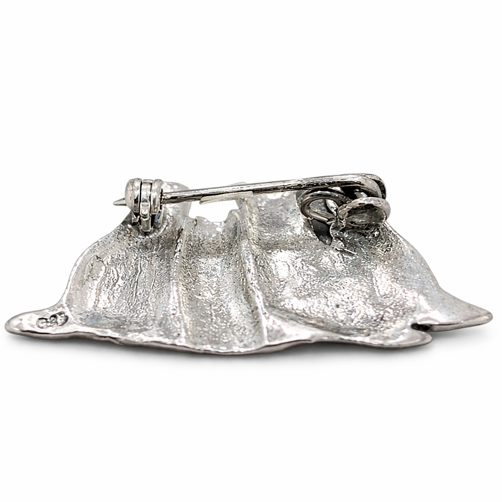 Sterling Silver Cat Family Brooch – Vintage Style Multi Cat Pin for Cat Lovers