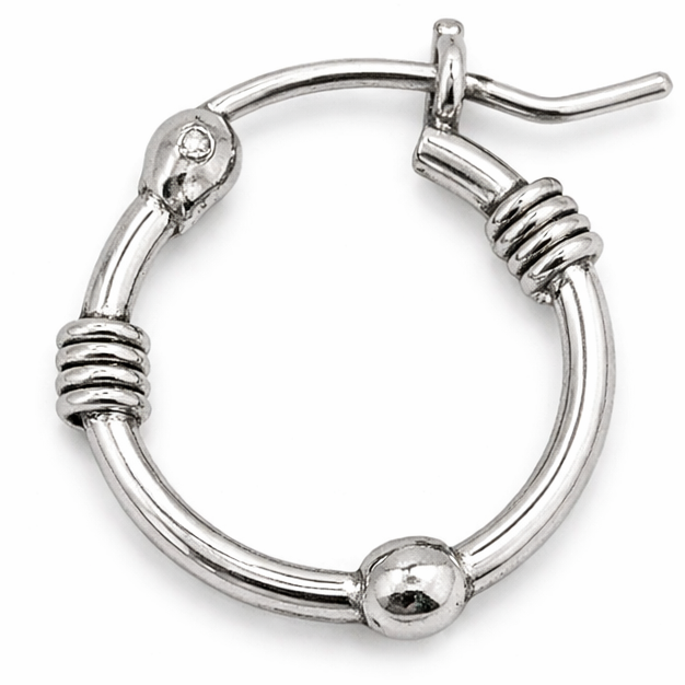 Sterling Silver Hoop Earrings – 0.6 Inch Classic 925 Silver Hoop Earrings