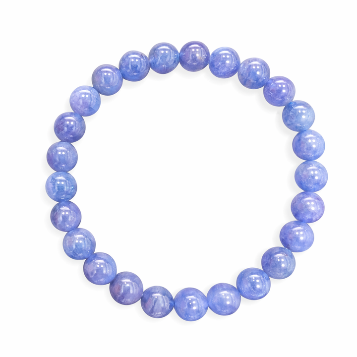 Tanzanite Stretch Bracelet – Natural Gemstone Beads