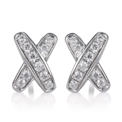 18K Gold 1 TCW Moissanite Earrings