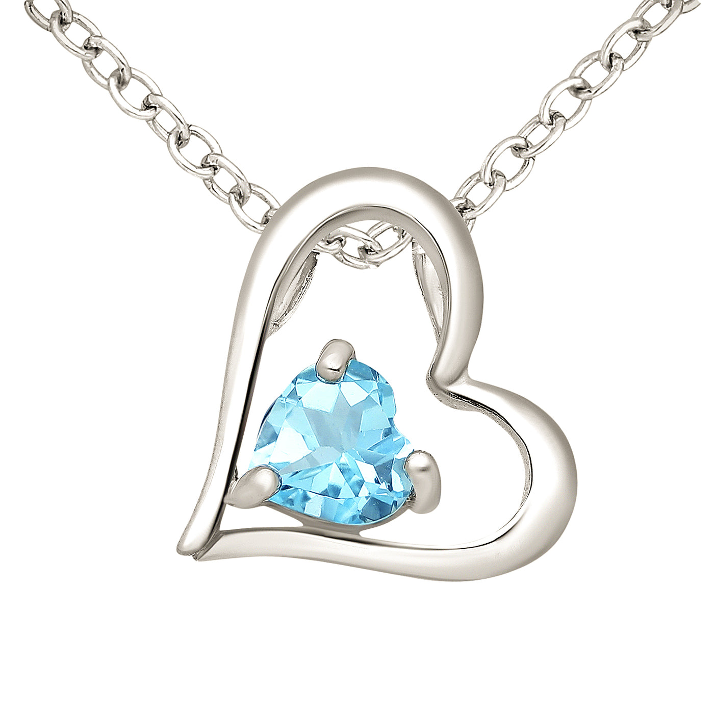 Topaz Silver Necklace