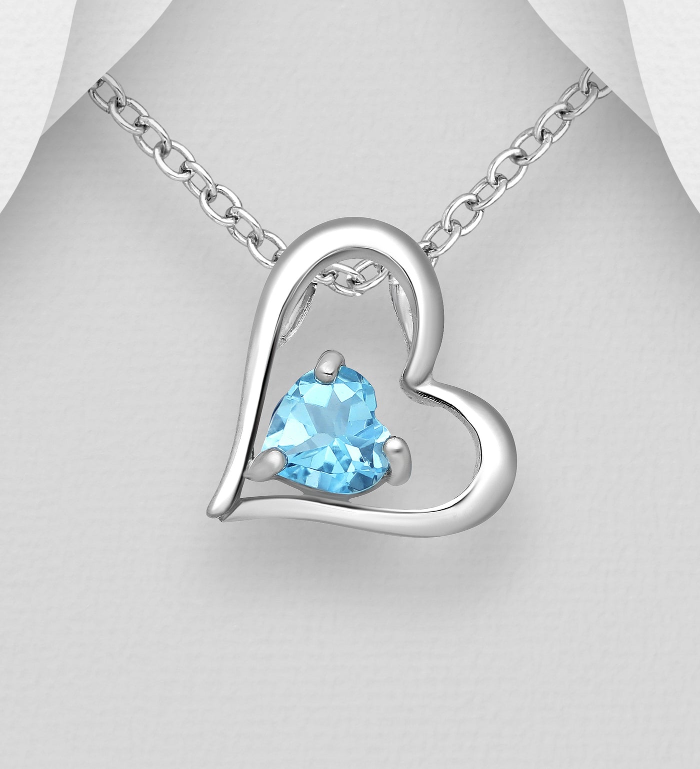 Topaz Silver Necklace