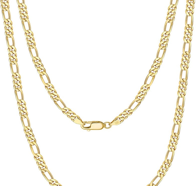 Diamond Cut Figaro Chain 3.3 mm