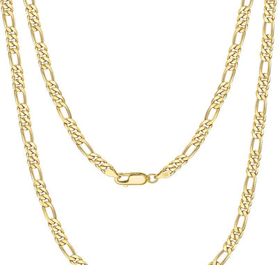 Diamond Cut Figaro Chain 3.3 mm