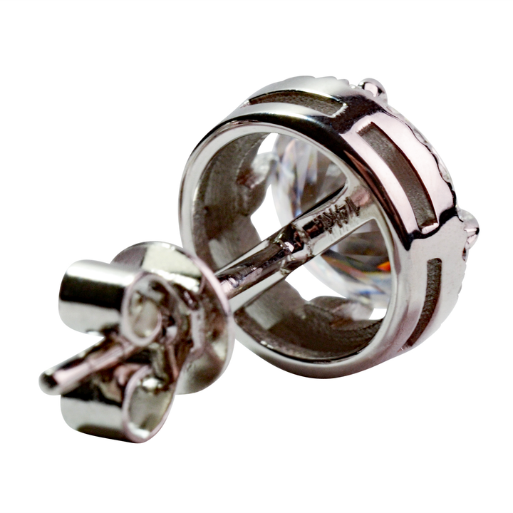 14K Gold 2 TCW Moissanite Earrings