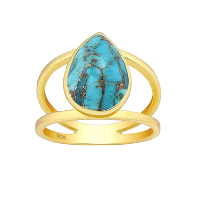 Turquoise Gold Ring