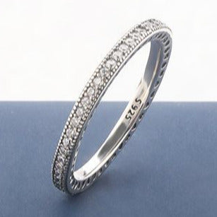 Diamond Simulant Eternity Band