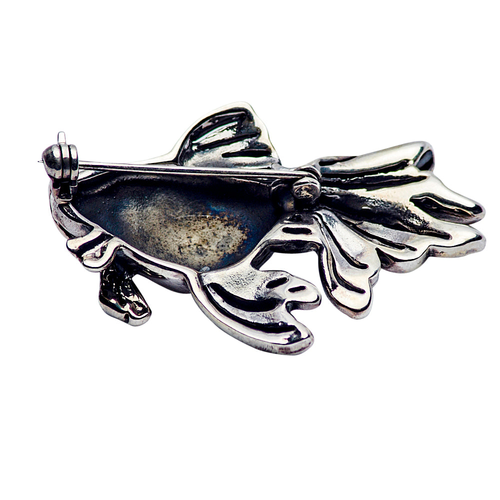 Silver Goldfish Brooch