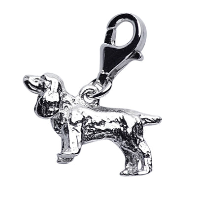 Basset Hound Silver Charm