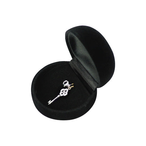 Sterling Silver Key Charm with Clover Design - SilverAndGold.com Silver And Gold