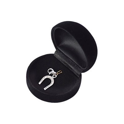 Sterling Silver Horseshoe Charm - SilverAndGold.com Silver And Gold