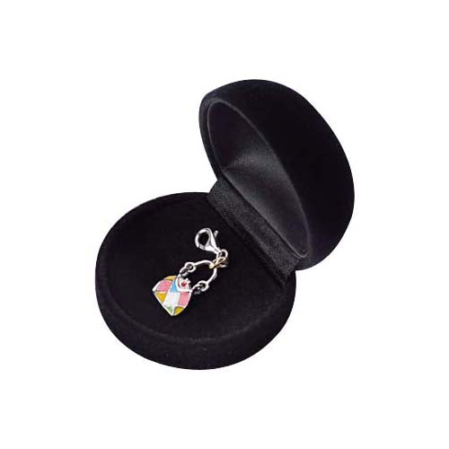 Sterling Silver Handbag Charm with Enamel Argyle Design - SilverAndGold.com Silver And Gold