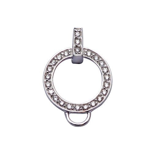 Gold Enamel High Heel Shoe Sterling Silver Pendant Necklace - SilverAndGold.com Silver And Gold