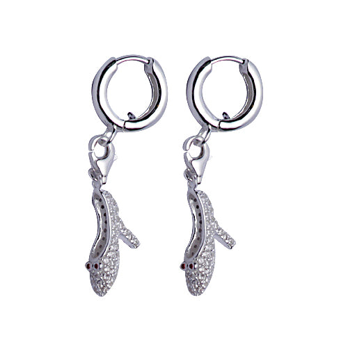 High Heel Shoe Charm Earrings | SilverAndGold