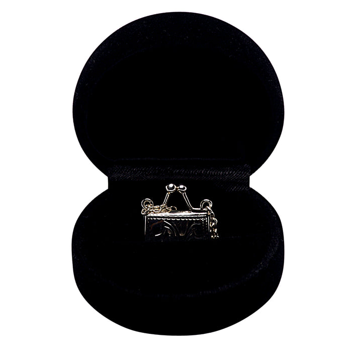 Miniature Silver Purse Figurine