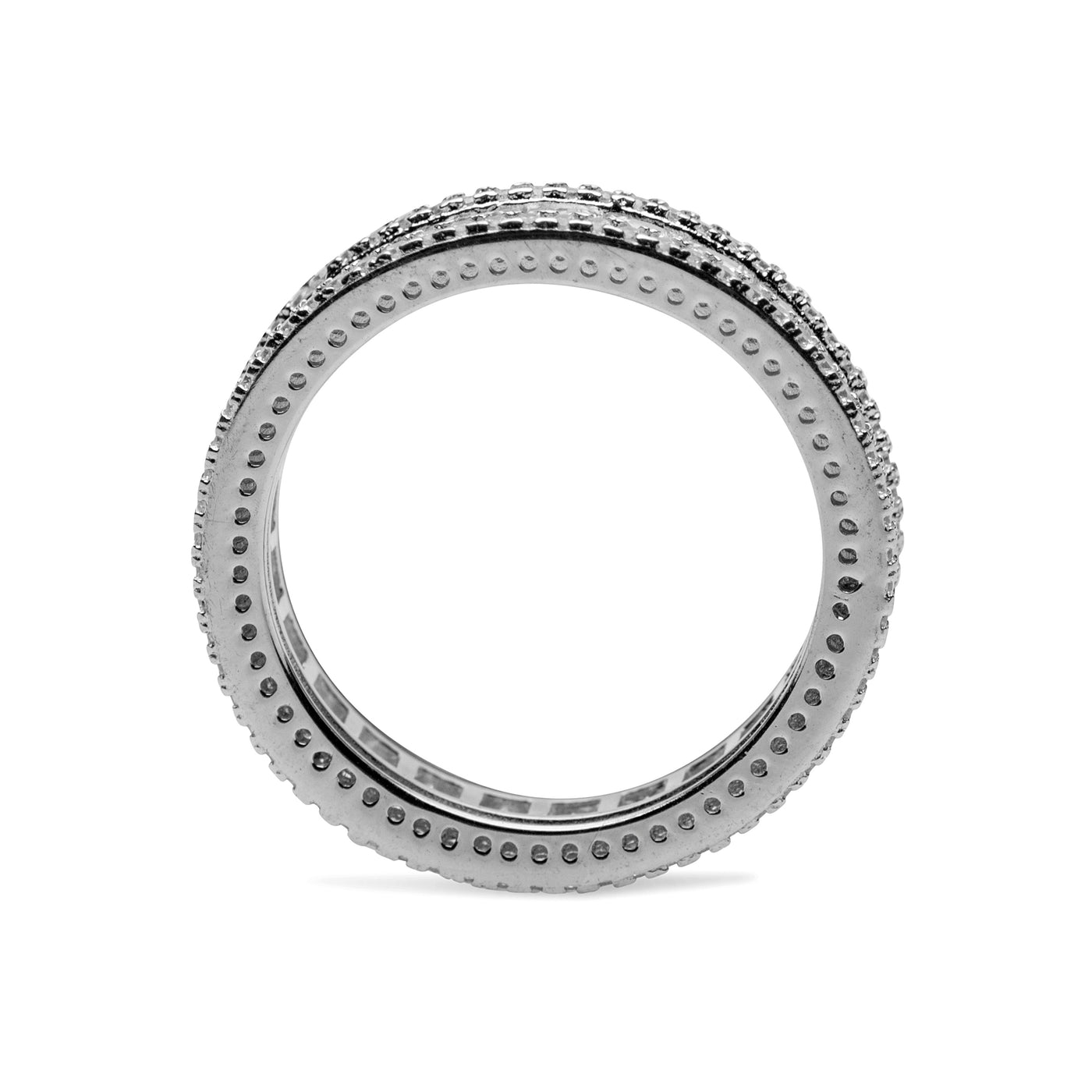 Diamond Simulant Eternity Ring