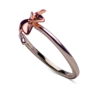 Two Tone Plumeria Flower Ring