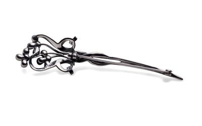 Marcasite & Pearl Flower Brooch