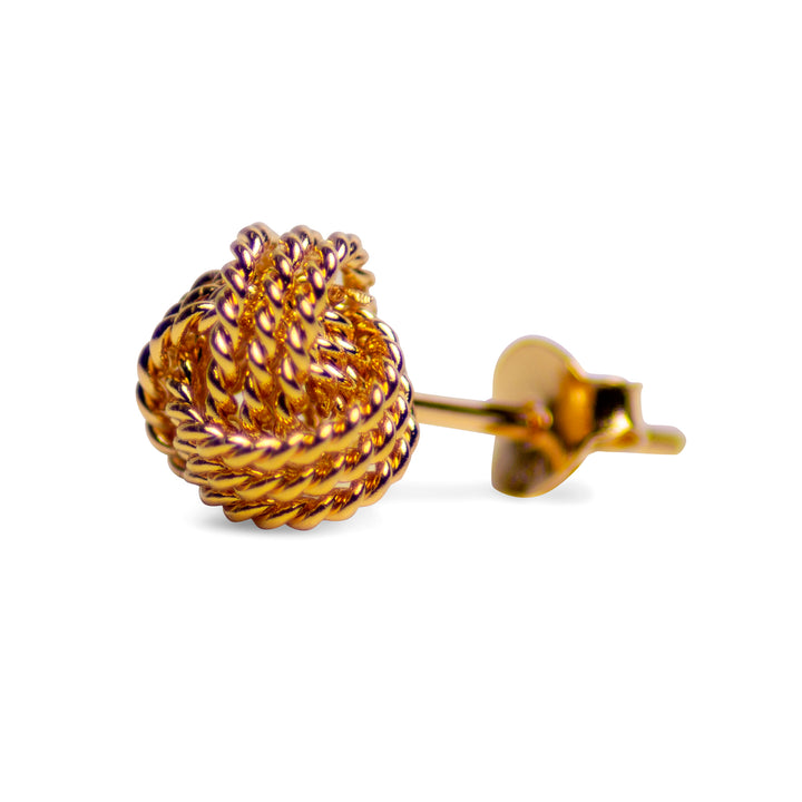 Gold Love Knot Earrings