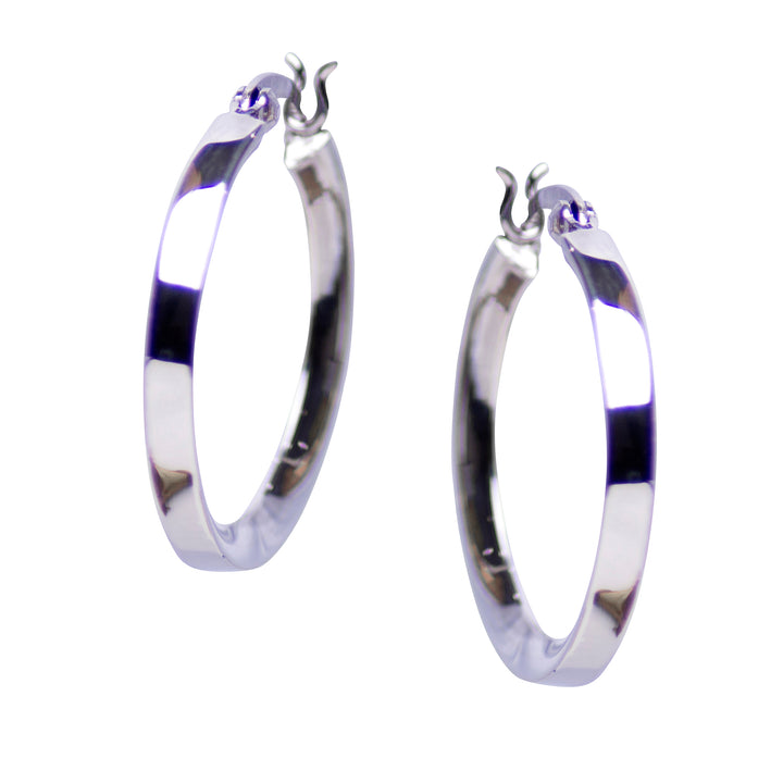 Silver Hoop Earrings