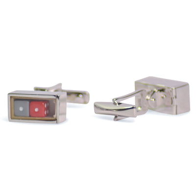 Gamblers' Dice Sterling Silver Cufflinks | SilverAndGold