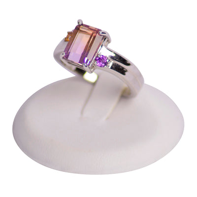 Ametrine Silver Ring