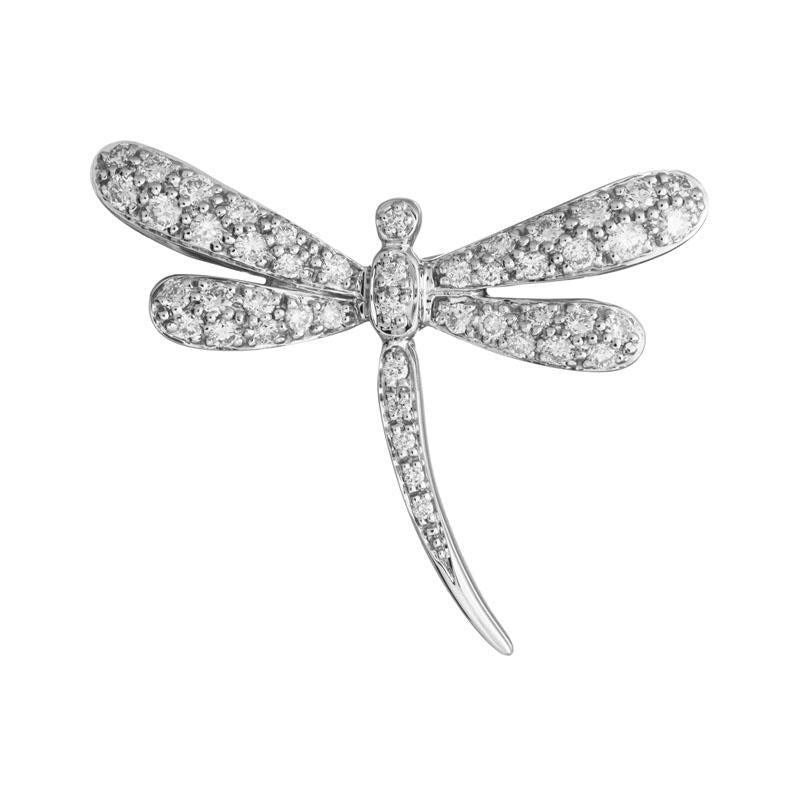 14K Gold Pin with 0.53 TCW Diamonds