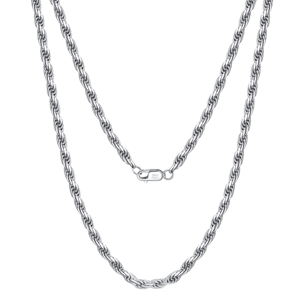 Diamond Cut Rope Chain 3.3 mm