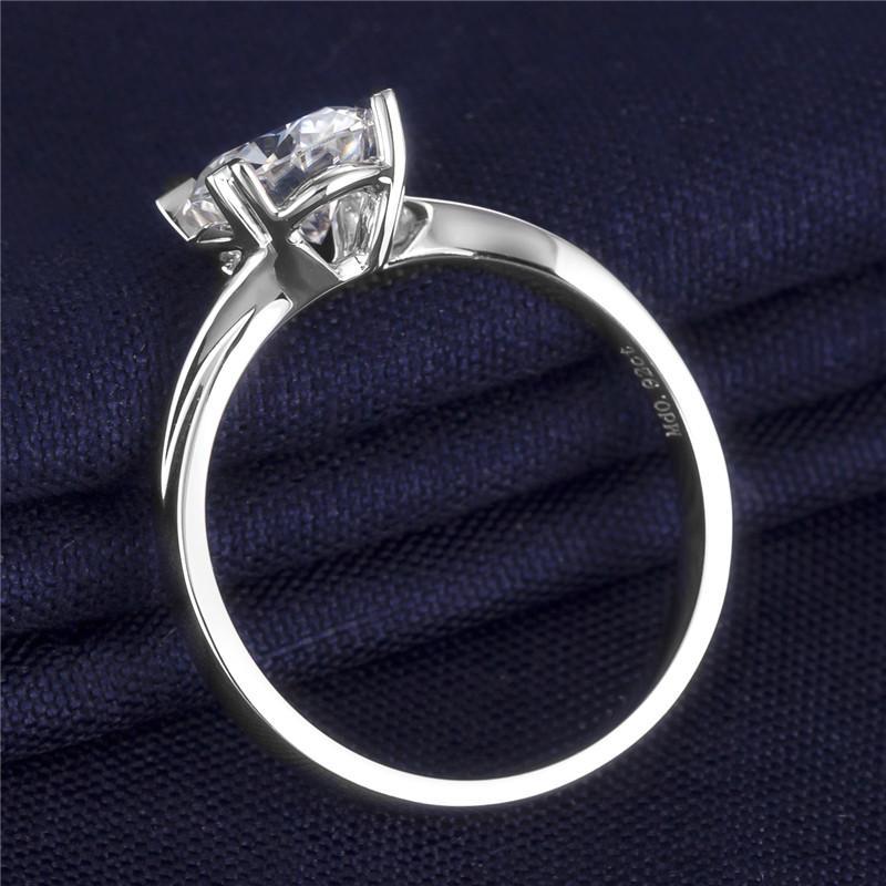 18K Gold 3CT Lab Created Diamond Ring