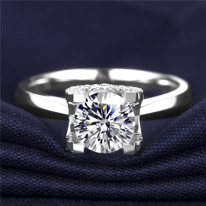 14K Gold 0.5 TCW Created Diamond Ring