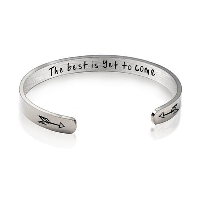 Inspirational Bangle "The Best Is Yet To Come"