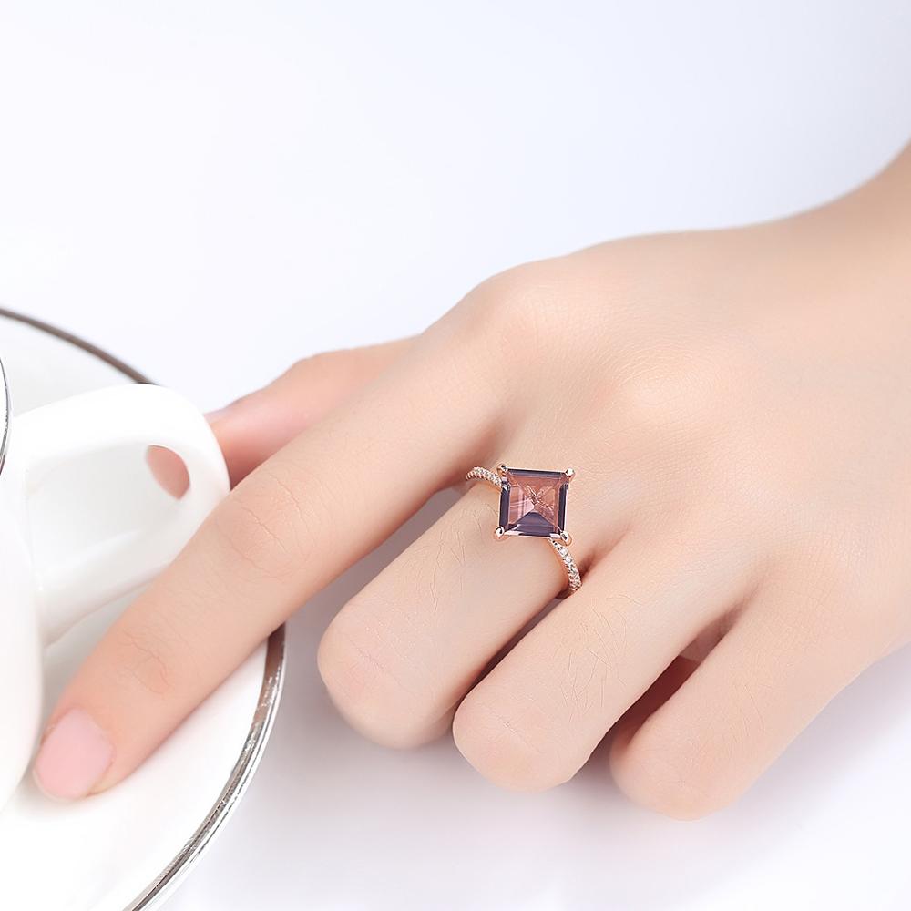 Morganite Simulant Gold Ring