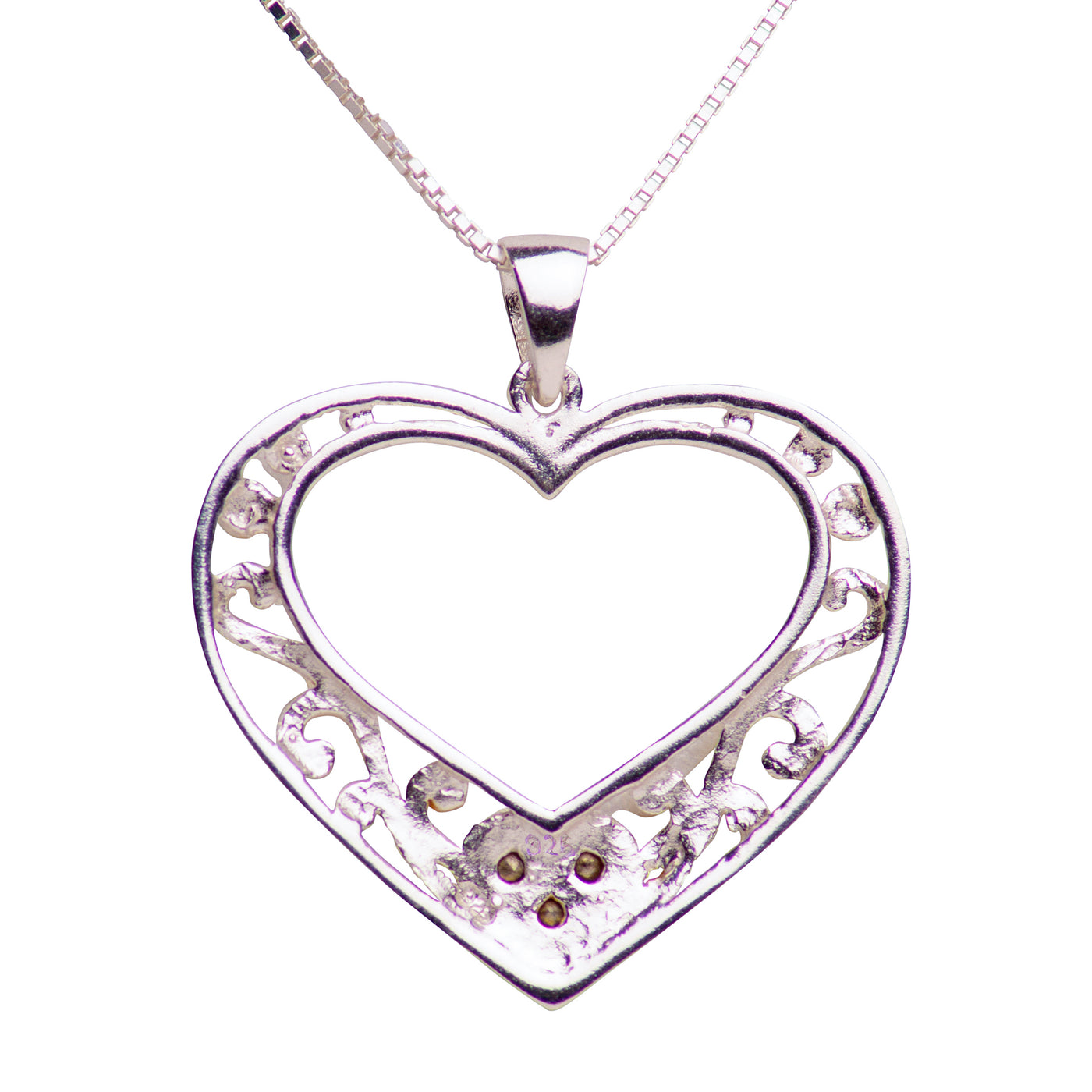 Large Heart Pendant Necklace