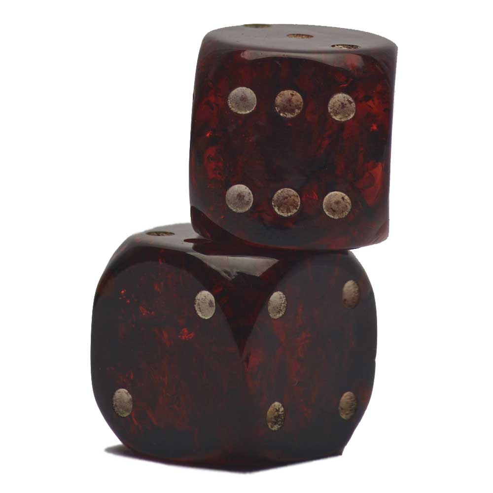 Pair of Authentic Amber Dice