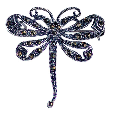 Marcasite Dragonfly Brooch