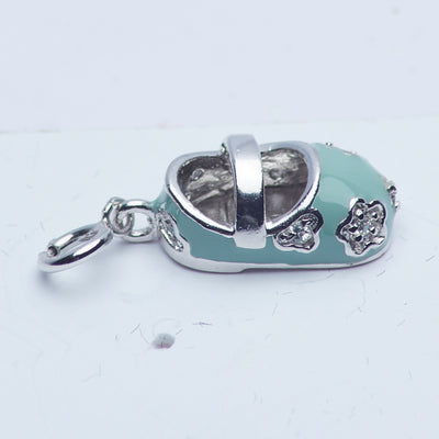 Blue Baby Shoe Charm