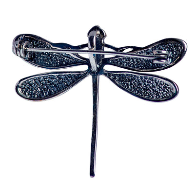 Silver Dragonfly Brooch