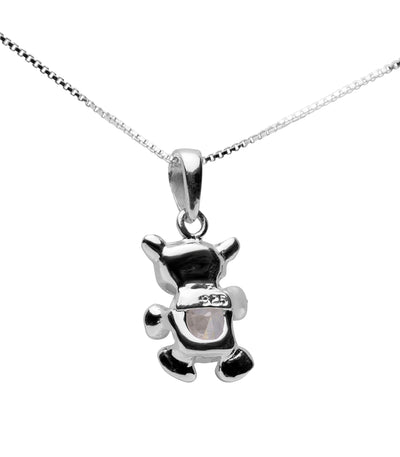 Crystal Teddy Bear Pendant