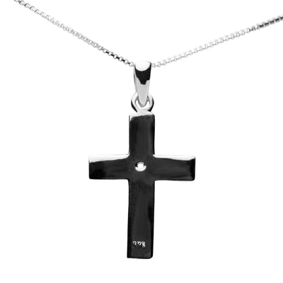 Silver Cross Pendant Necklace