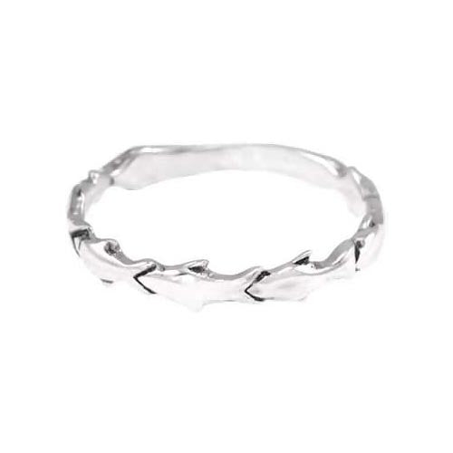 Dolphin Silver Ring