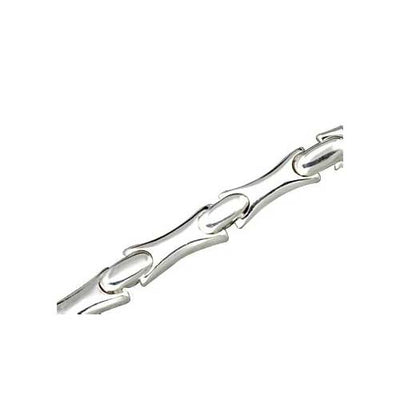 Wonderful 'H' Link Silver Bracelet - SilverAndGold.com Silver And Gold